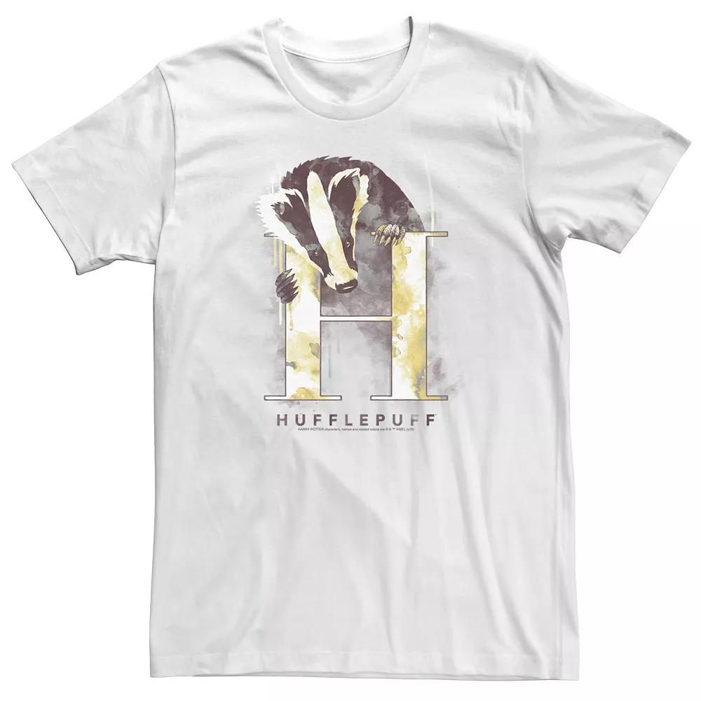 Big & Tall Harry Potter Hufflepuff House Watercolor Tee, Men's,  Product Image