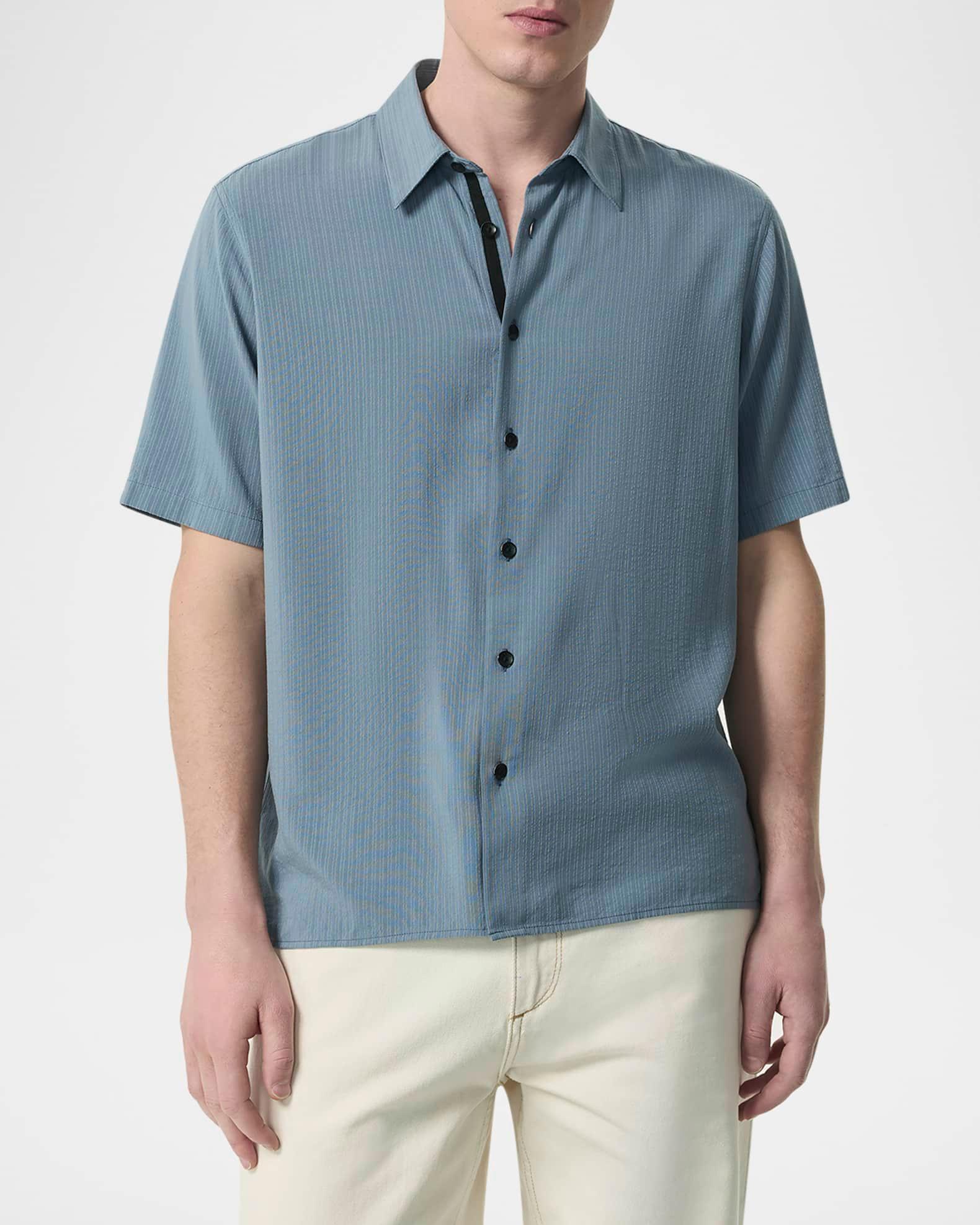 Men's Dalton Dobby Short-Sleeve Shirt Product Image