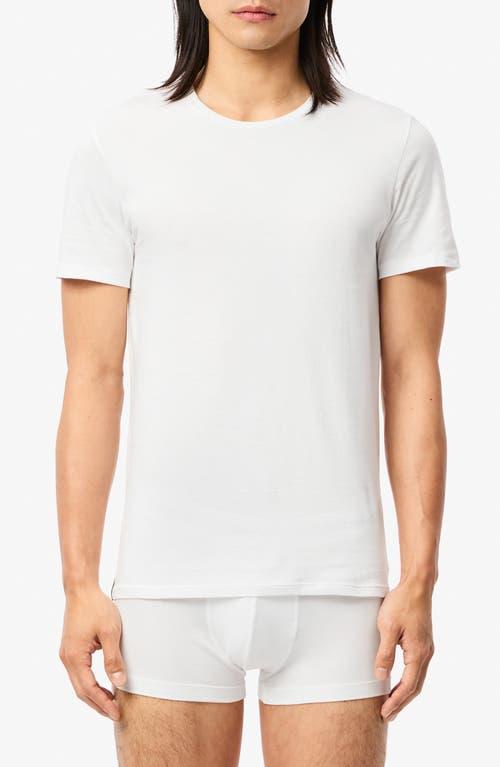 Lacoste Men's 3-Pack Slim Fit Crewneck T-Shirts Product Image