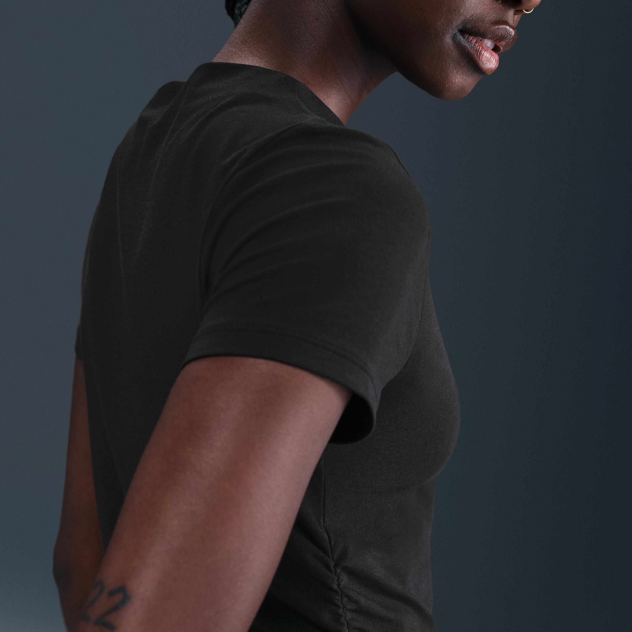 Womens Nike Sportswear Chill Knit Tight Short-Sleeve Mock-Neck Top | HV2401-051 Product Image