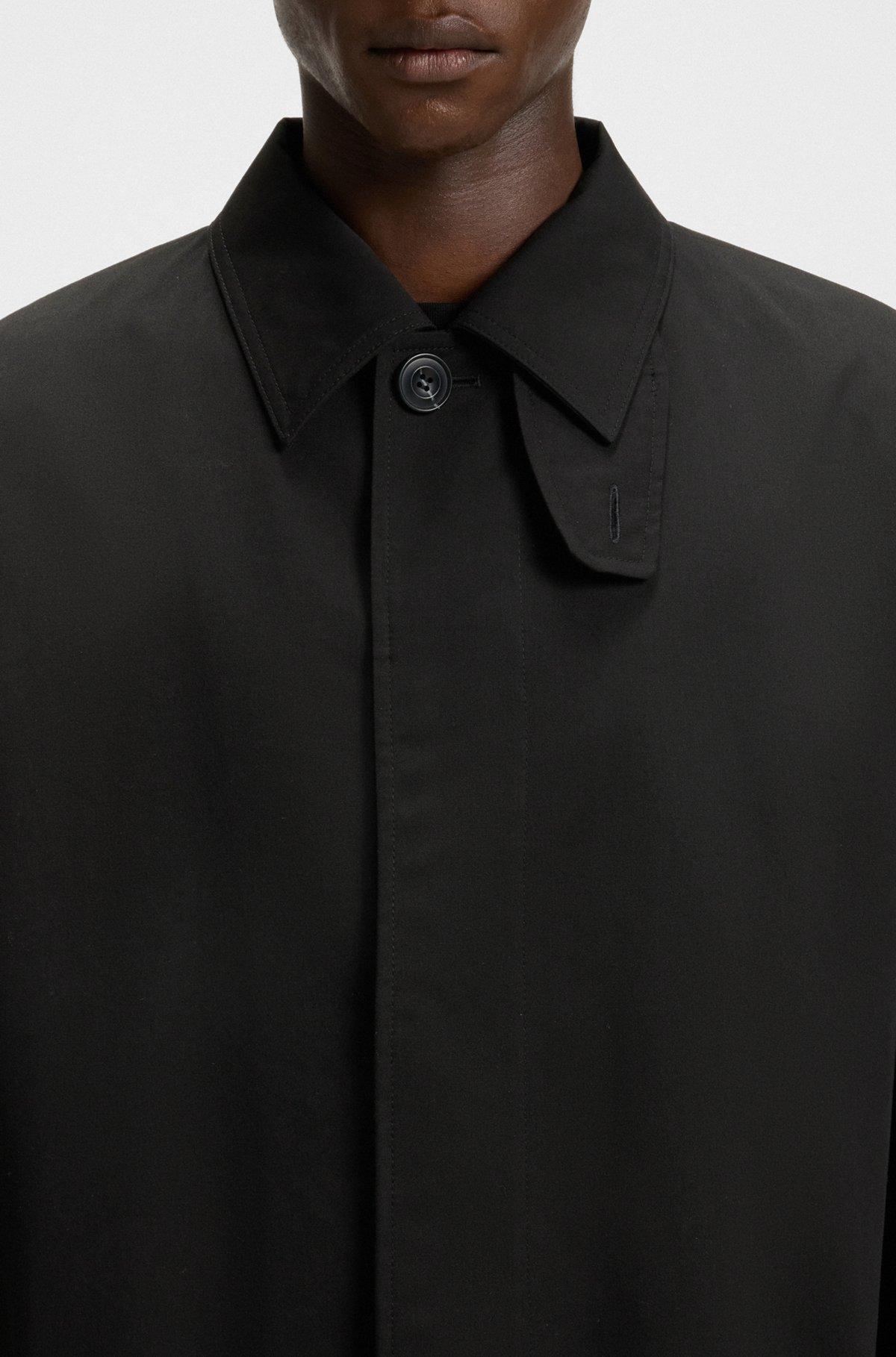Regular-fit coat in water-repellent fabric Product Image