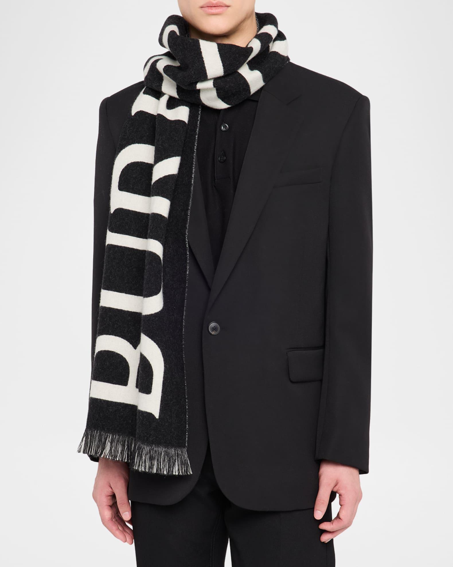 Mens Logo Wool Scarf Product Image