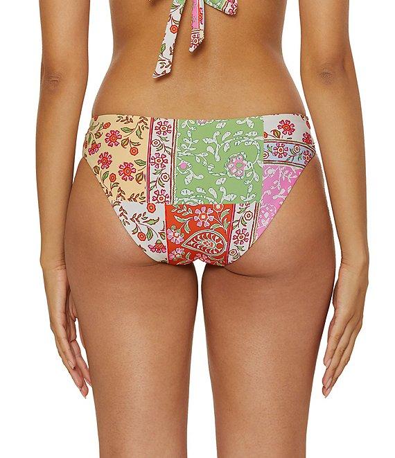 Lucky Brand Seville Color Block Printed Tab Side Hipster Swim Bottom Product Image