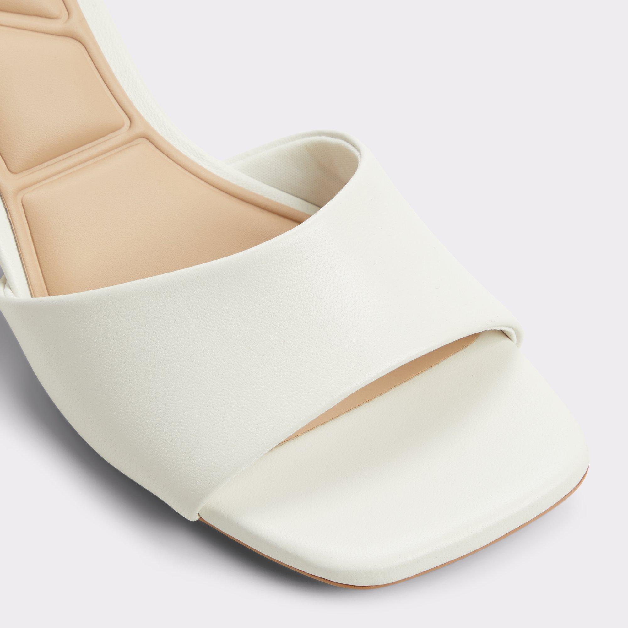 Tisha White Women's Heeled mules | ALDO US Product Image