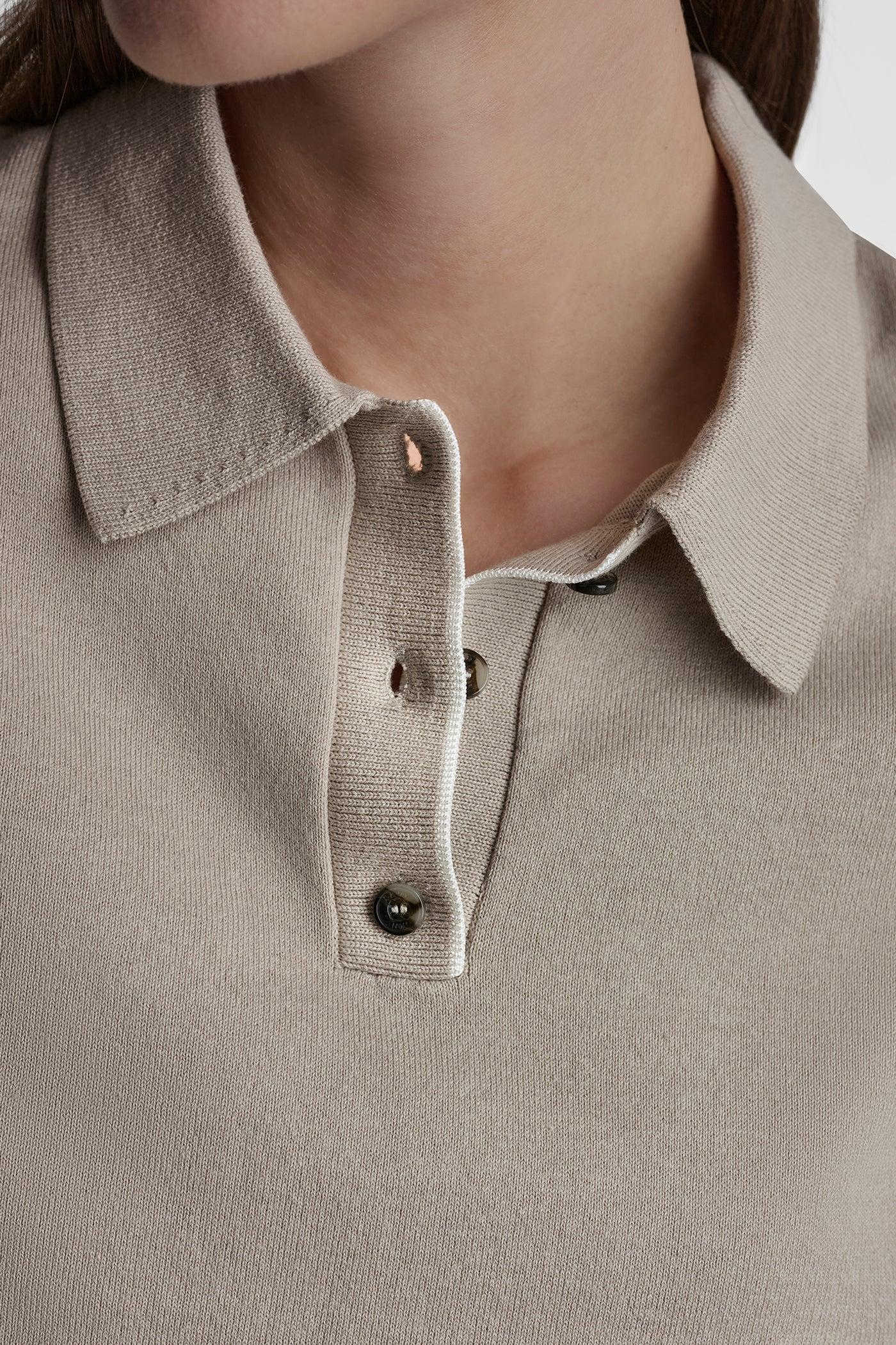 COLOR BLOCK POLO SWEATER Product Image