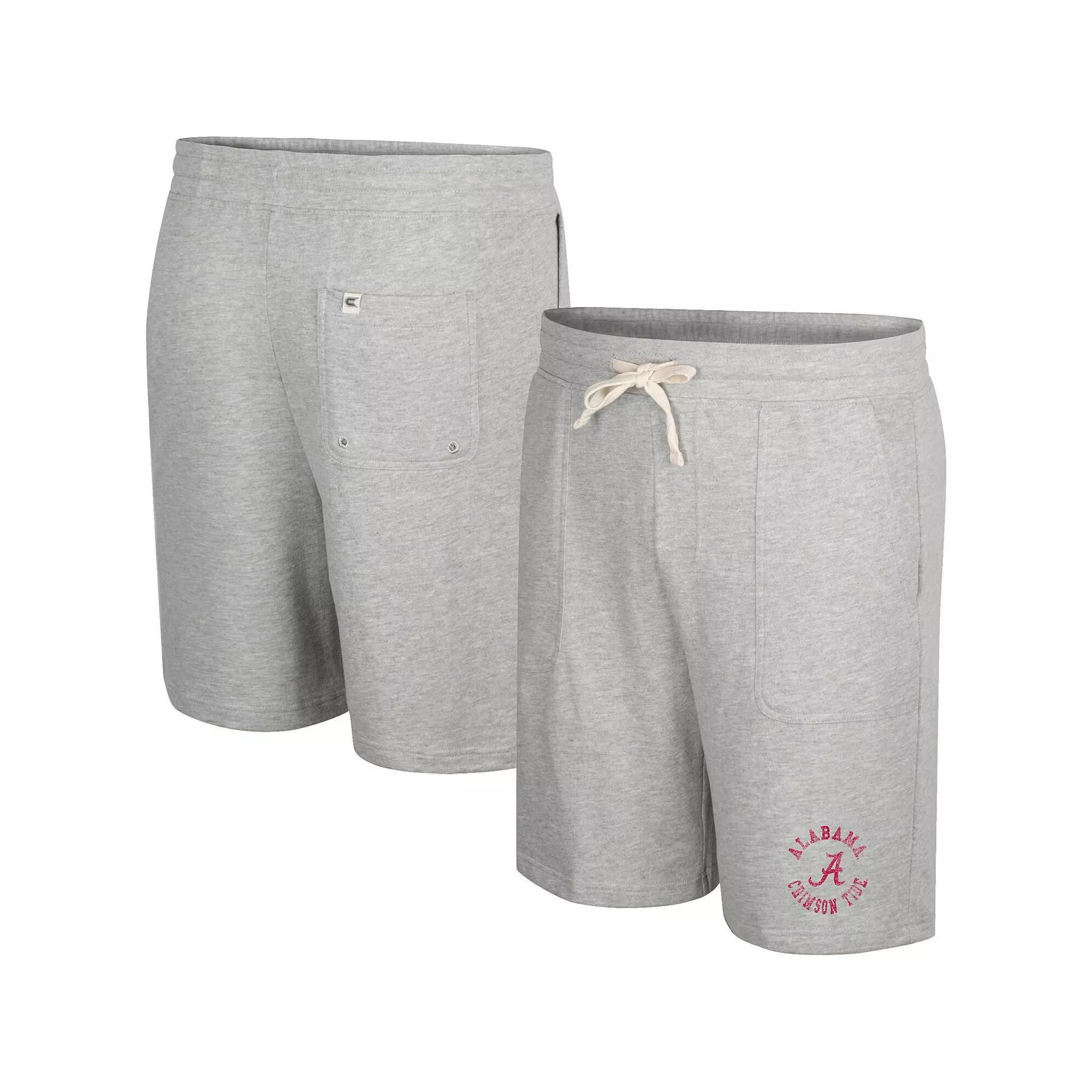 Men's Colosseum Heather Gray Clemson Tigers Love To Hear This Terry Shorts,  Product Image