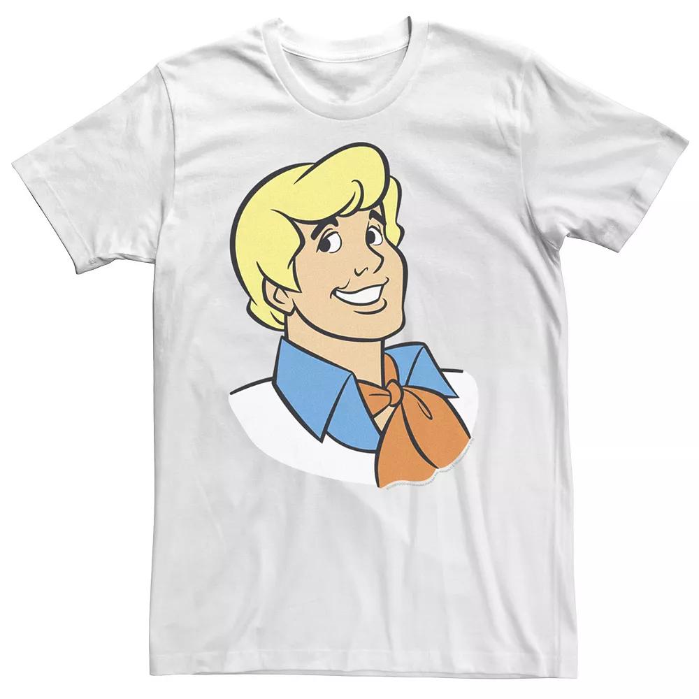 Big & Tall Scooby-Doo Fred Big Face Tee, Men's,  Product Image