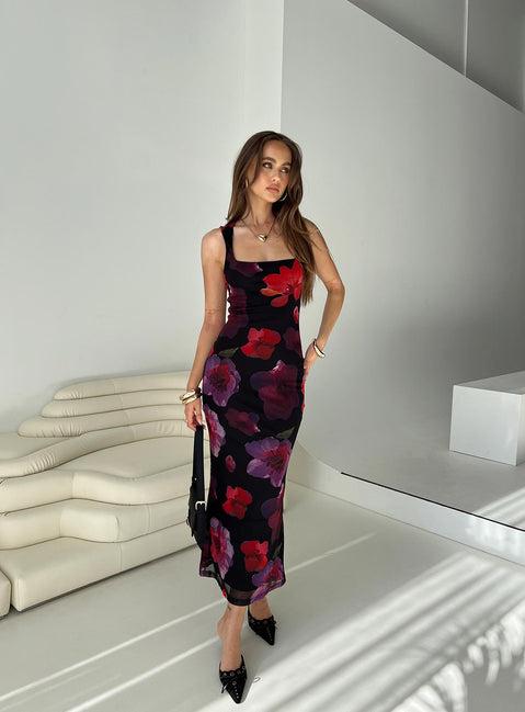 Eviana Maxi Dress Floral Product Image