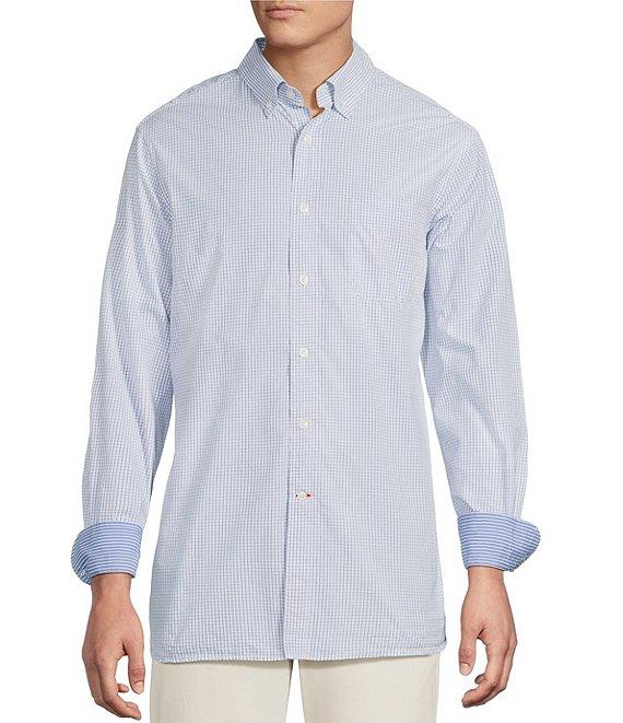 Cremieux Blue Label Check Poplin Long Sleeve Woven Shirt Product Image