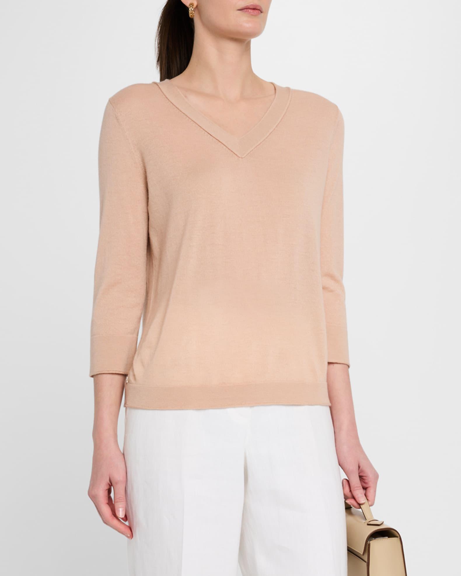 Cashmere V-Neck Sweater Product Image