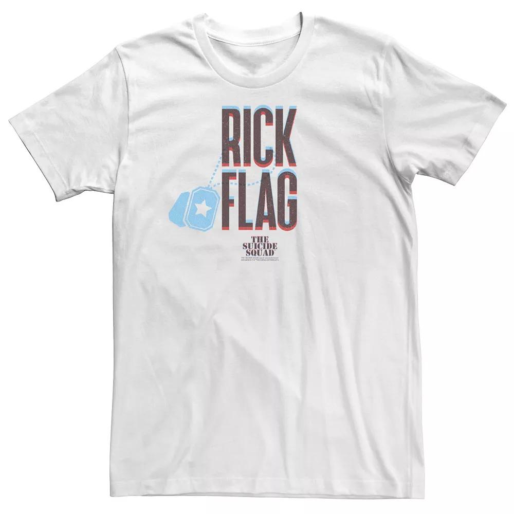 Big & Tall DC Comics The Suicide Squad Rick Flag Red And Blue Tee, Men's,  Product Image