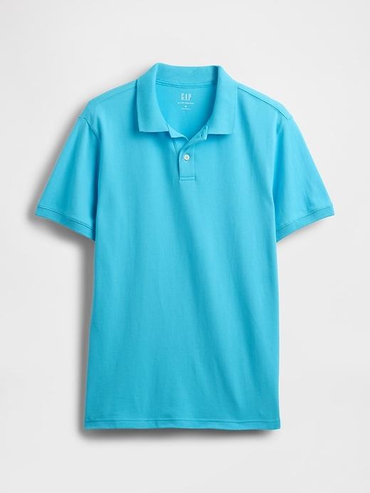 Pique Polo Shirt Product Image