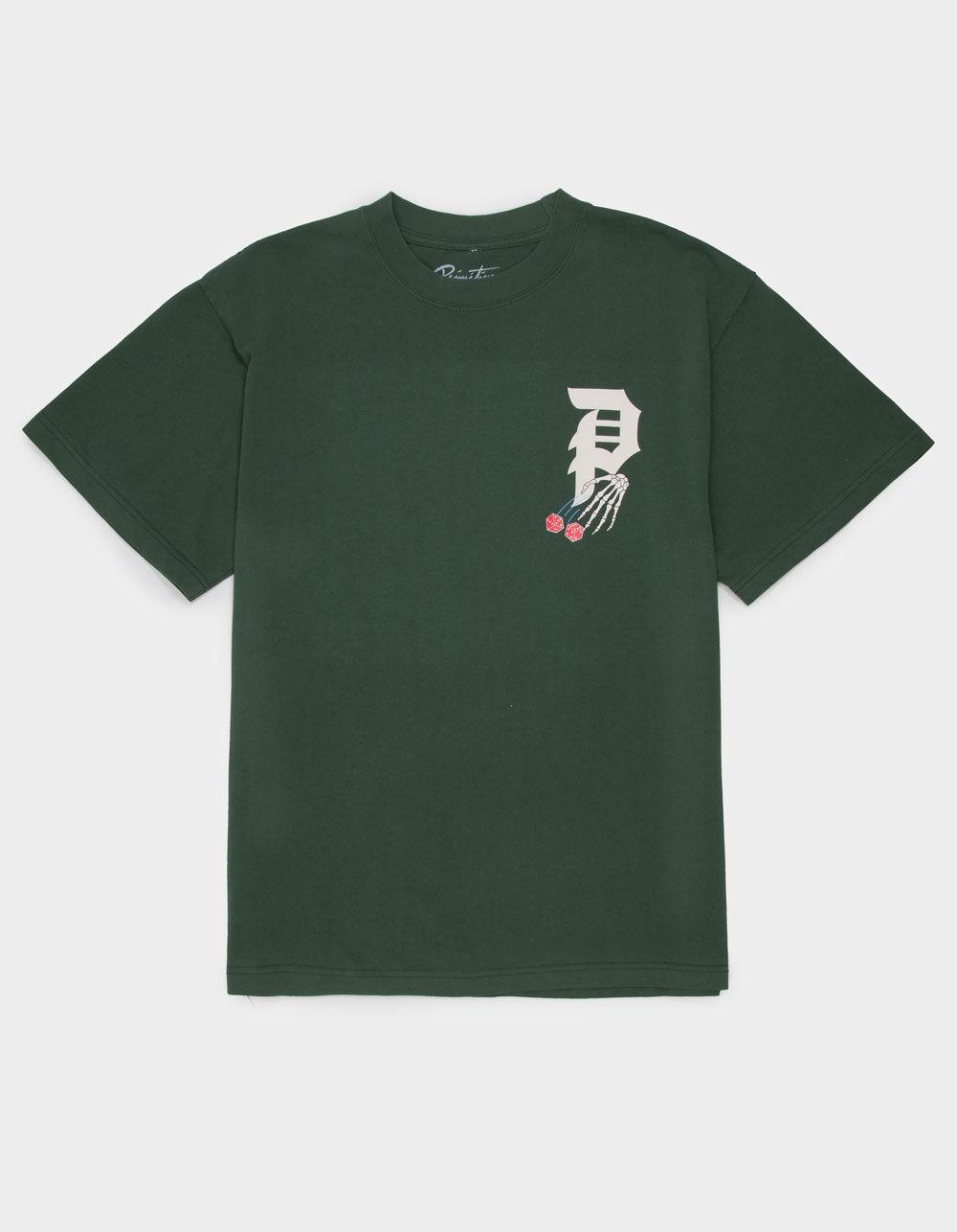 PRIMITIVE Double Mens Heavyweight Boxy Tee - FOREST Product Image