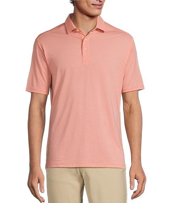 Rowm Rec + Relax Short Sleeve Solid Polo Shirt Product Image