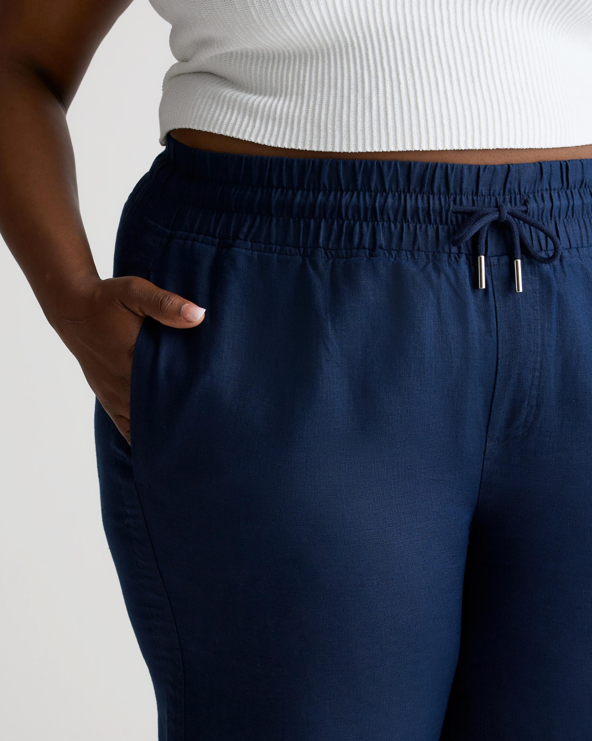 Quince | Women's 100% European Linen Wide Leg Pants Product Image