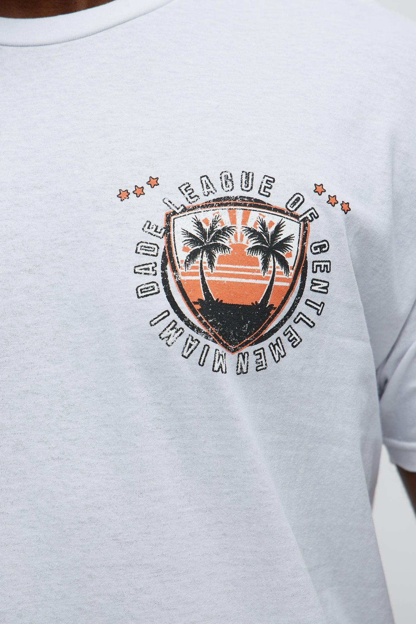 South Beach Members Only Short Sleeve Tee - White Product Image