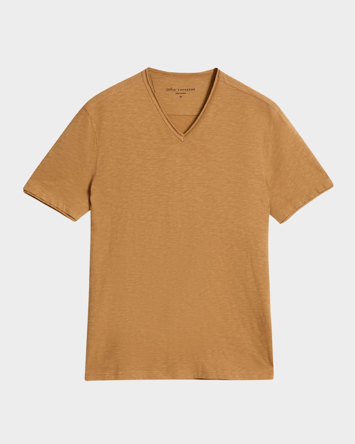 Mens Miles Slub V-Neck T-Shirt Product Image