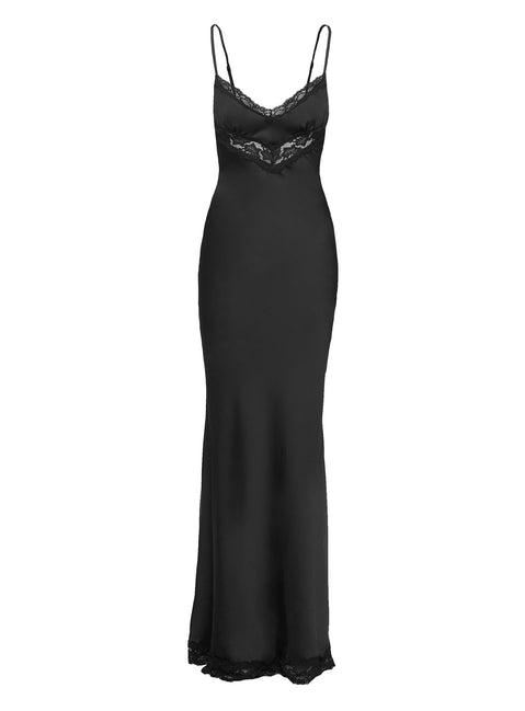 Jorjette Lace Maxi Dress Black Product Image