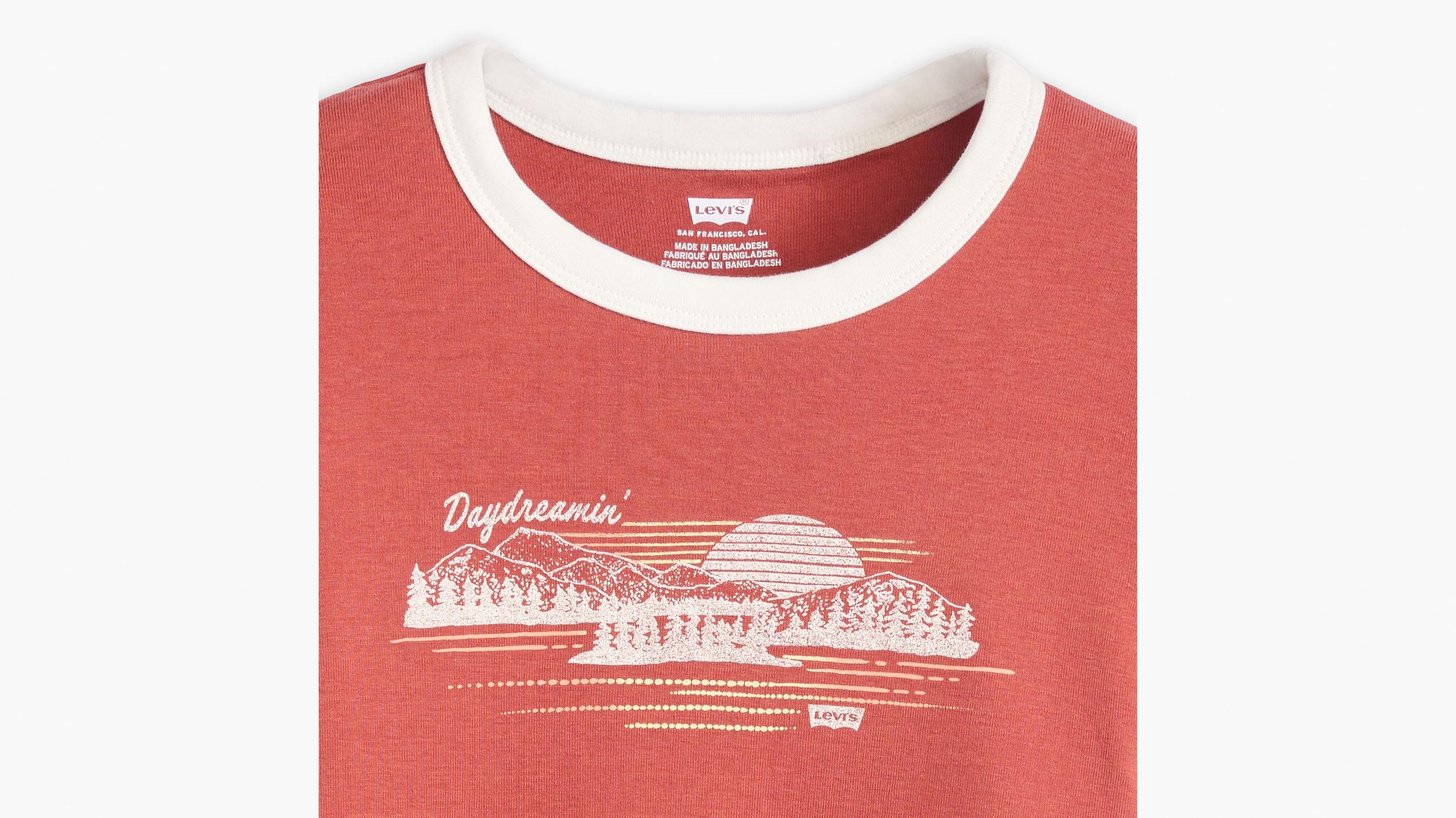 Graphic Mini Ringer T-Shirt Product Image