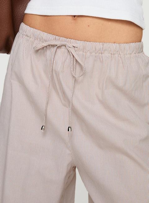 Ogilvie Pants Beige Stripe Product Image