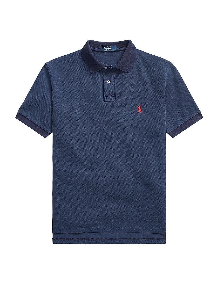 Mens Cotton Polo Shirt Product Image