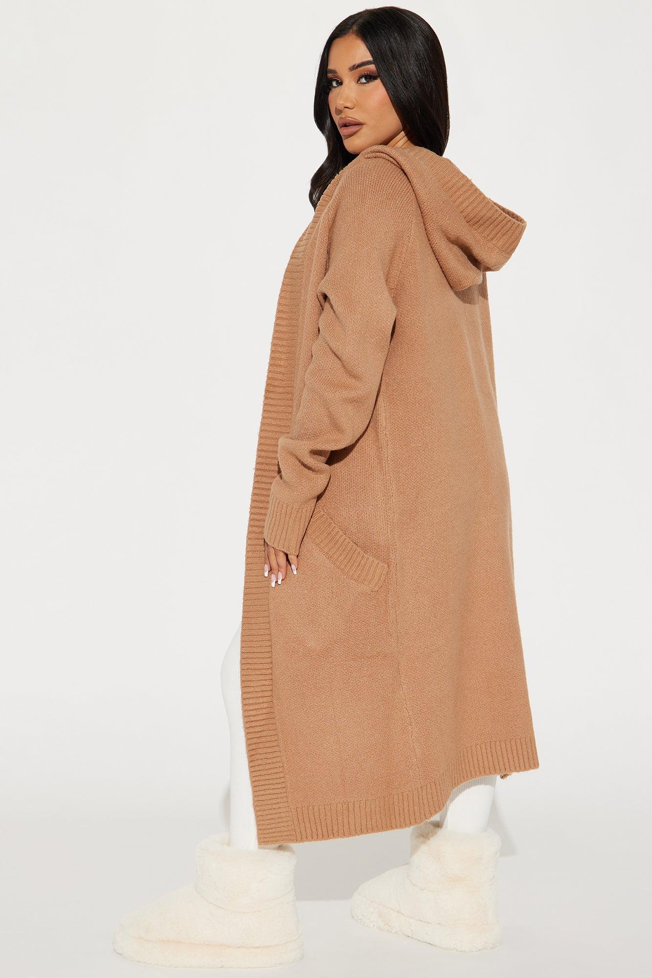 Dangerously Beautiful Solid Cardigan - Taupe Product Image