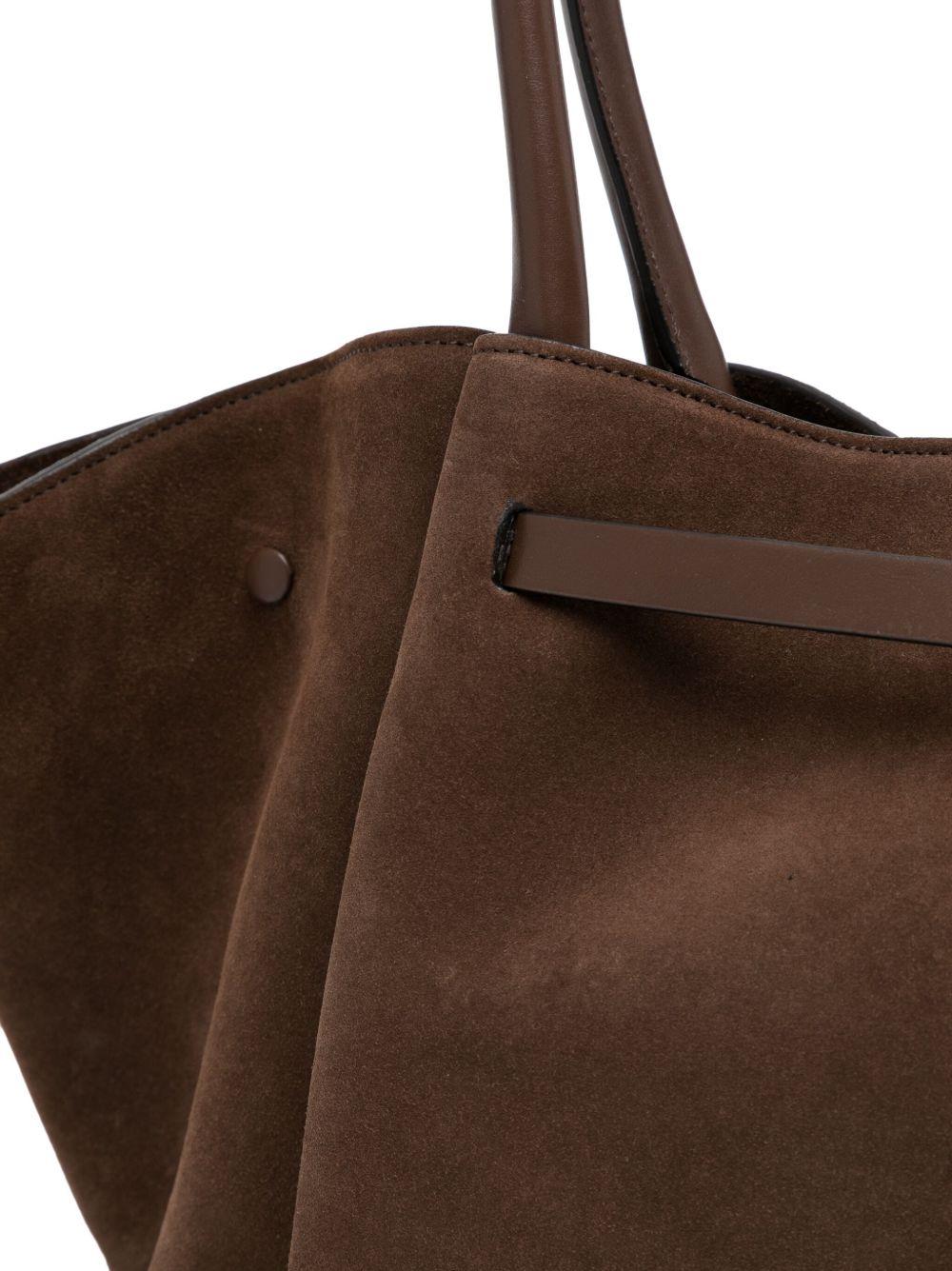 The New York croc-embossed tote bag Product Image