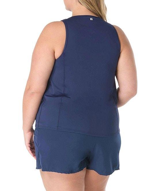 Beach House Plus Size Paloma Beach Solids April Stretch Woven Swim Short Product Image
