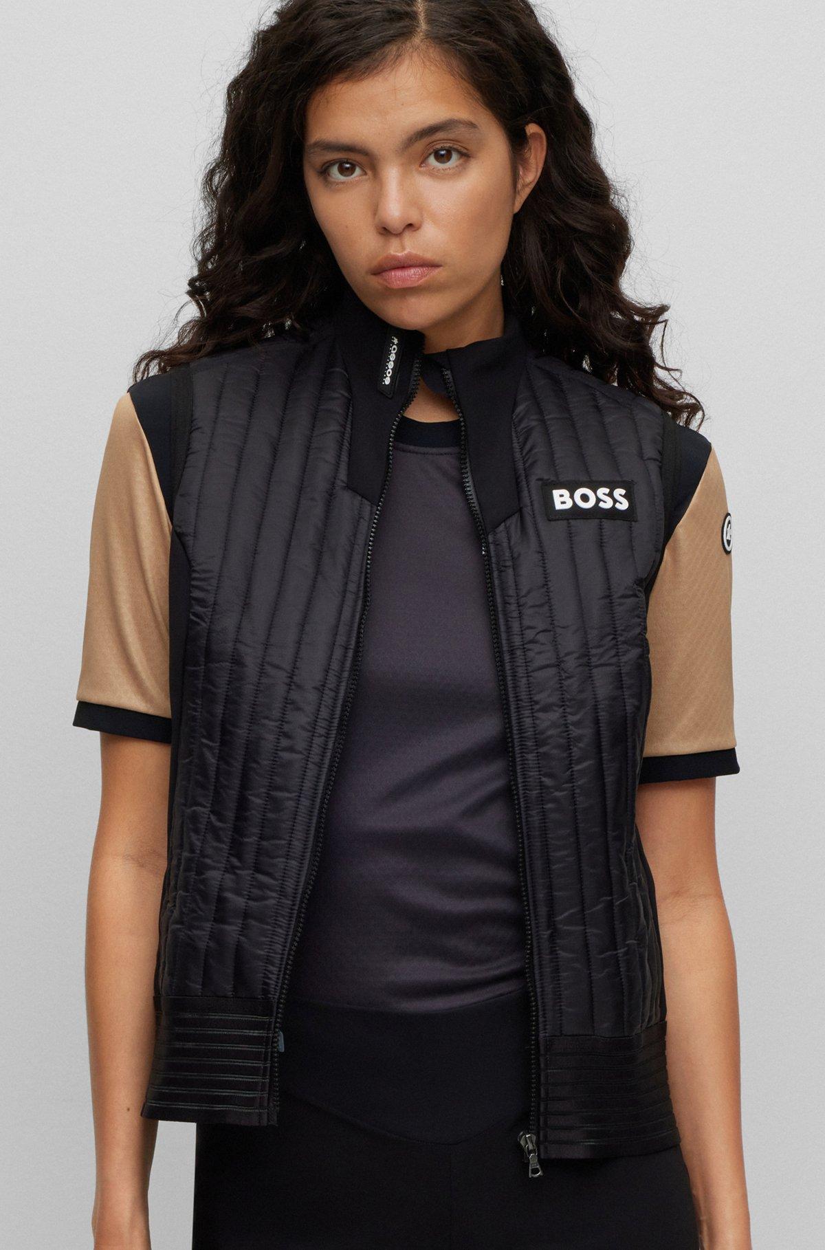 BOSS - BOSS x ASSOS insulated gilet in water-repellent material - Black Product Image