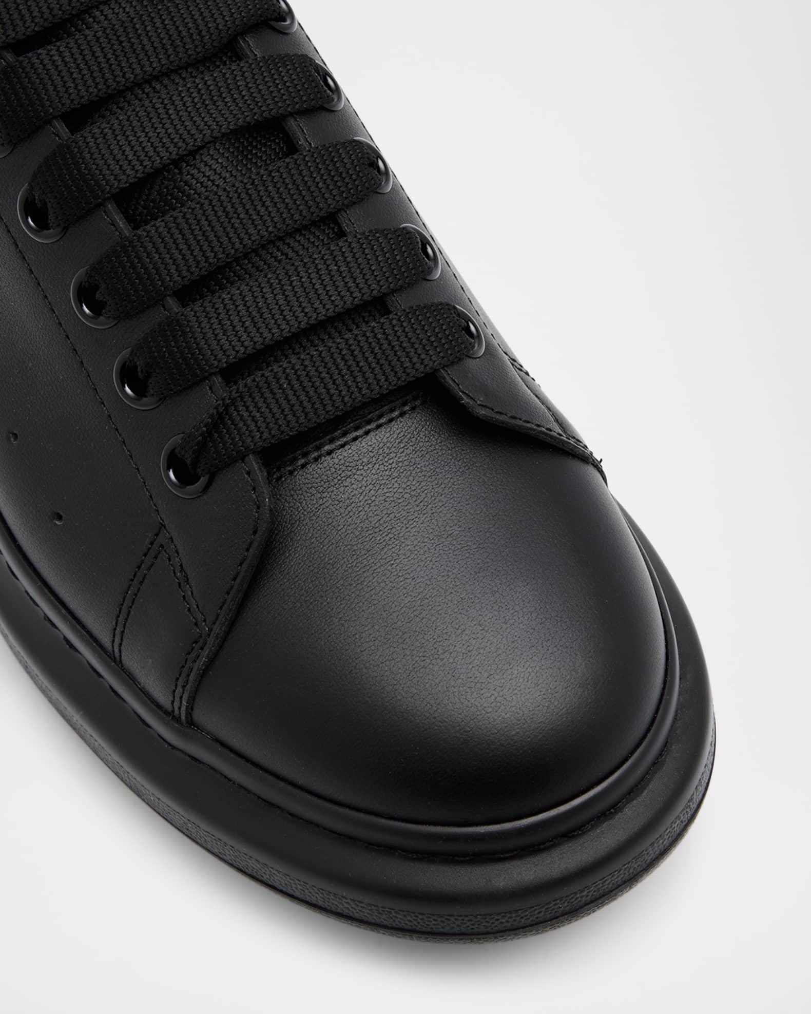 Men's Leather and Python Oversized Sneakers Product Image