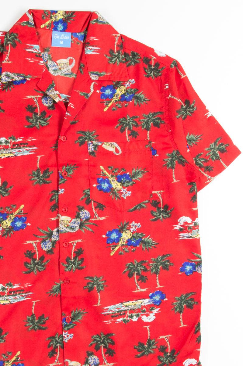 Red Island Life Instruments Hawaiian Shirt Product Image