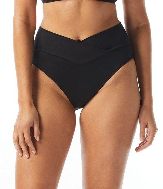 Coco Reef Solid Serene Crossover V-Waist Hipster Swim Bottom Product Image