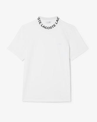 Jacquard Branded Piqué T-shirt Product Image