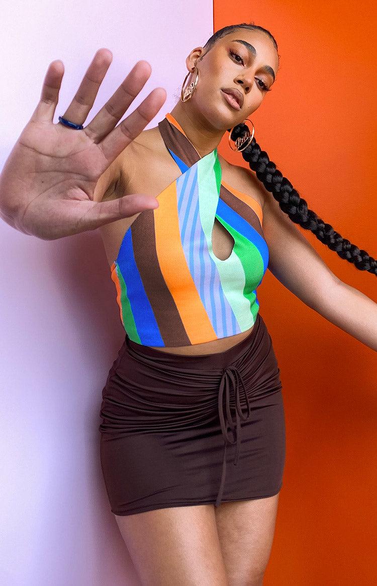 Flirtini Halter Crop Multi Product Image