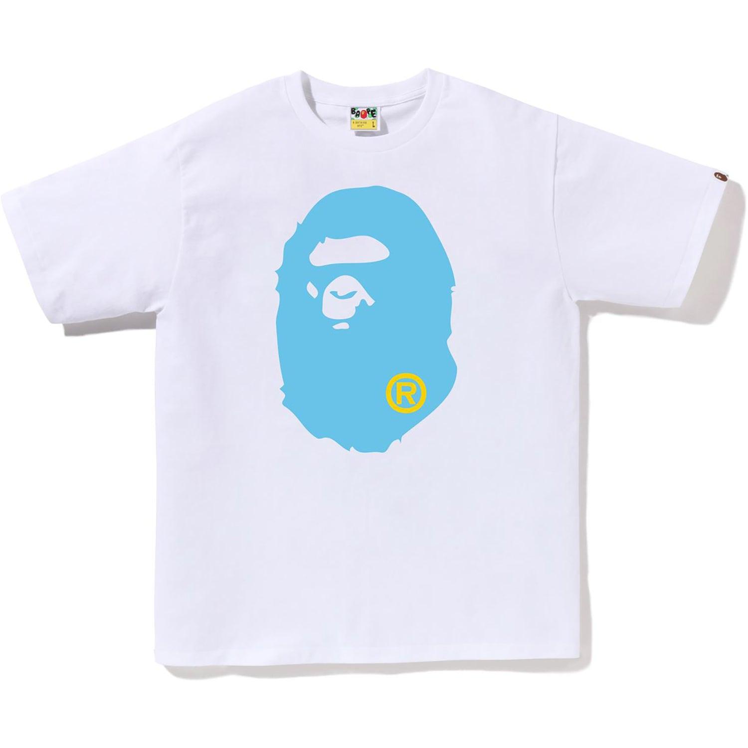 BAPE MENS COLORS BIG APE HEAD T-SHIRT Male Product Image