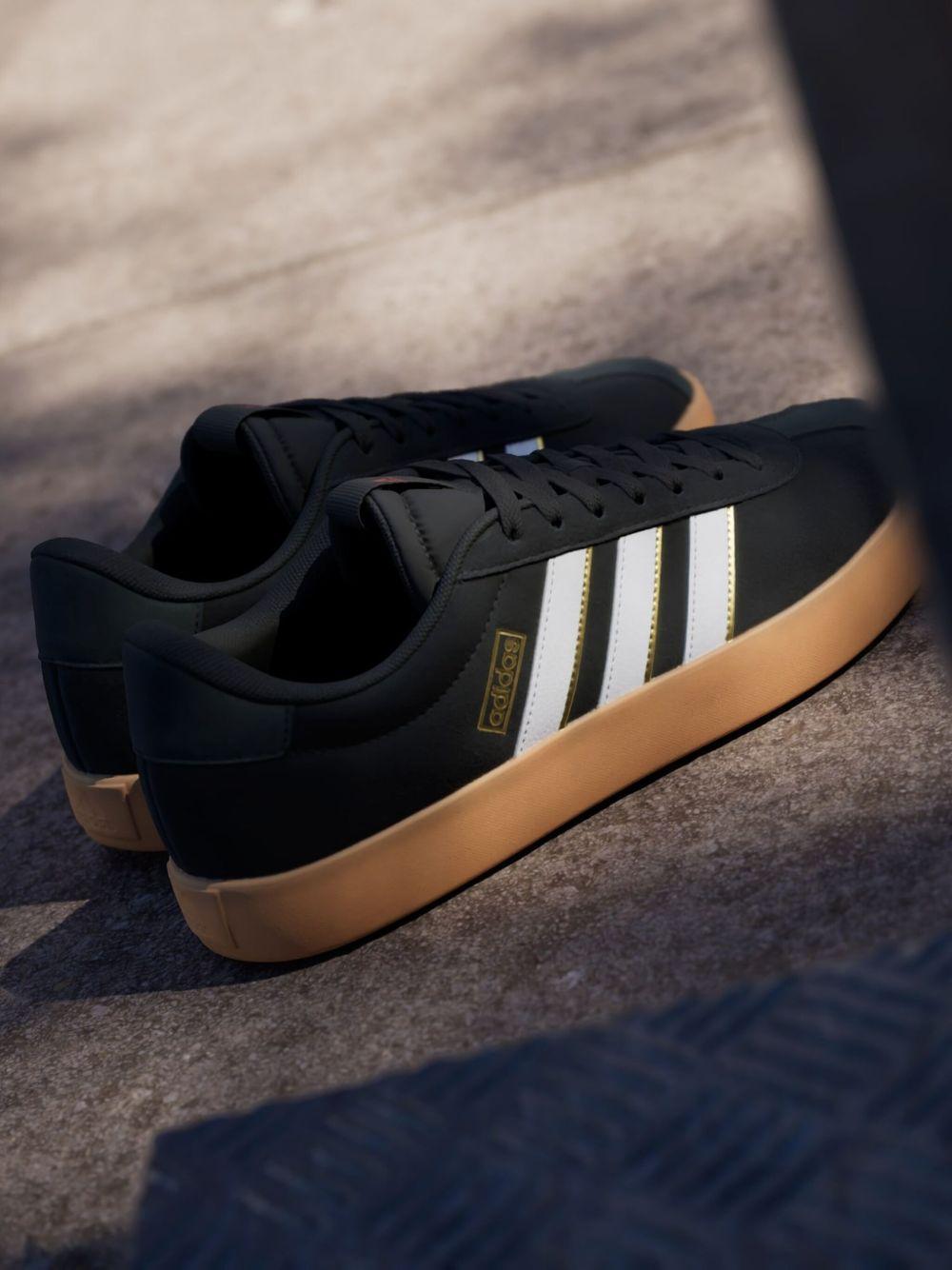 VL Court 3.0 "Black/White/Gum" sneakers Product Image