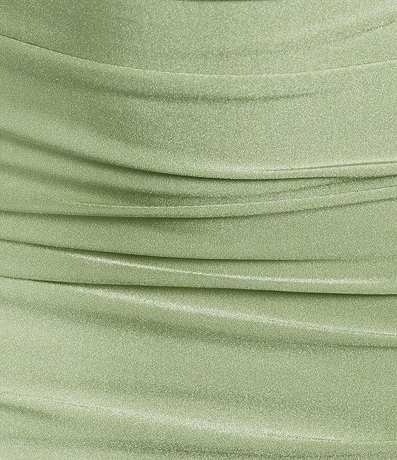 Honey and Rosie Halter Neck Sleeveless Criss Cross Front Bodice Midi Dress Product Image