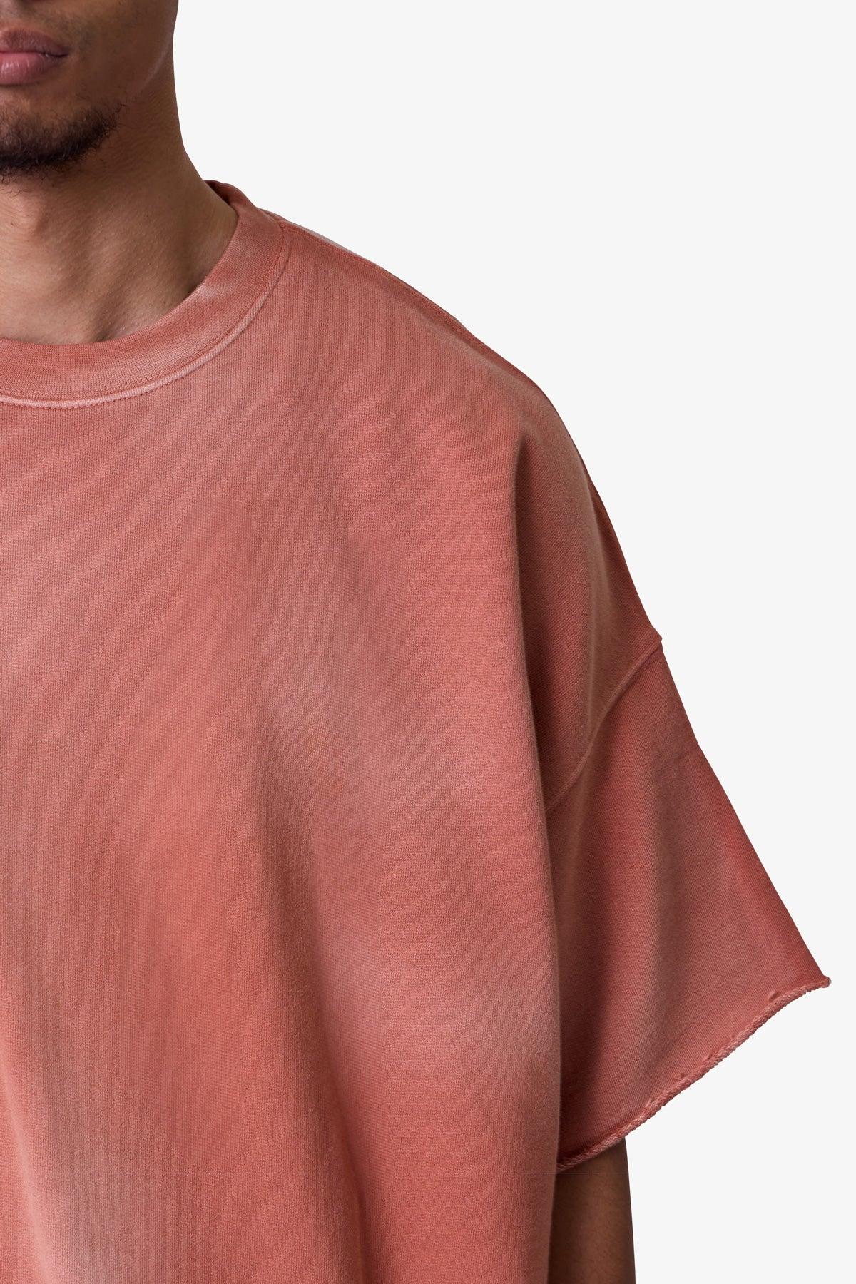 Oversized Crewneck Tee - Rust Product Image