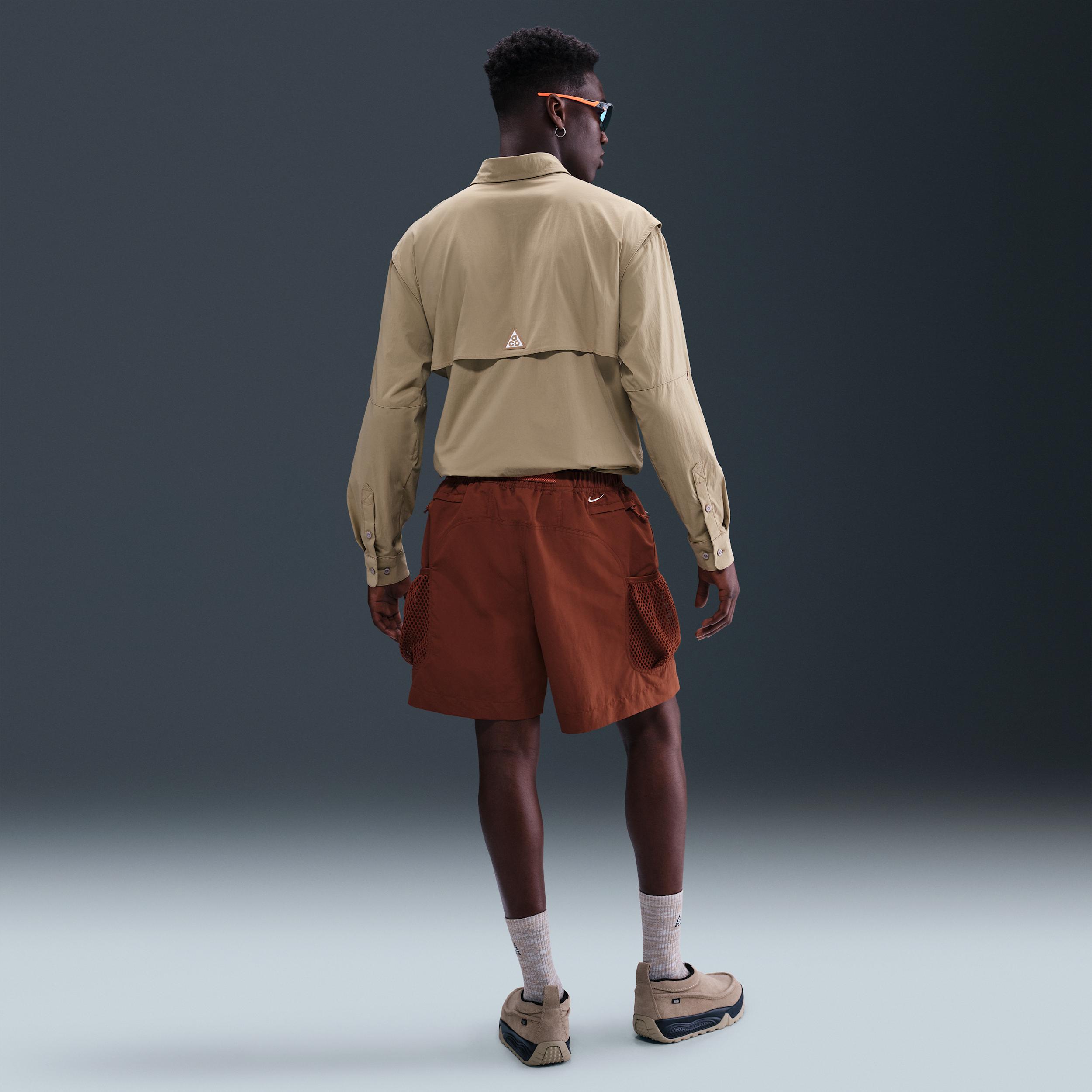 Mens Nike ACG Snowgrass Cargo Shorts | DV9405-245 Product Image