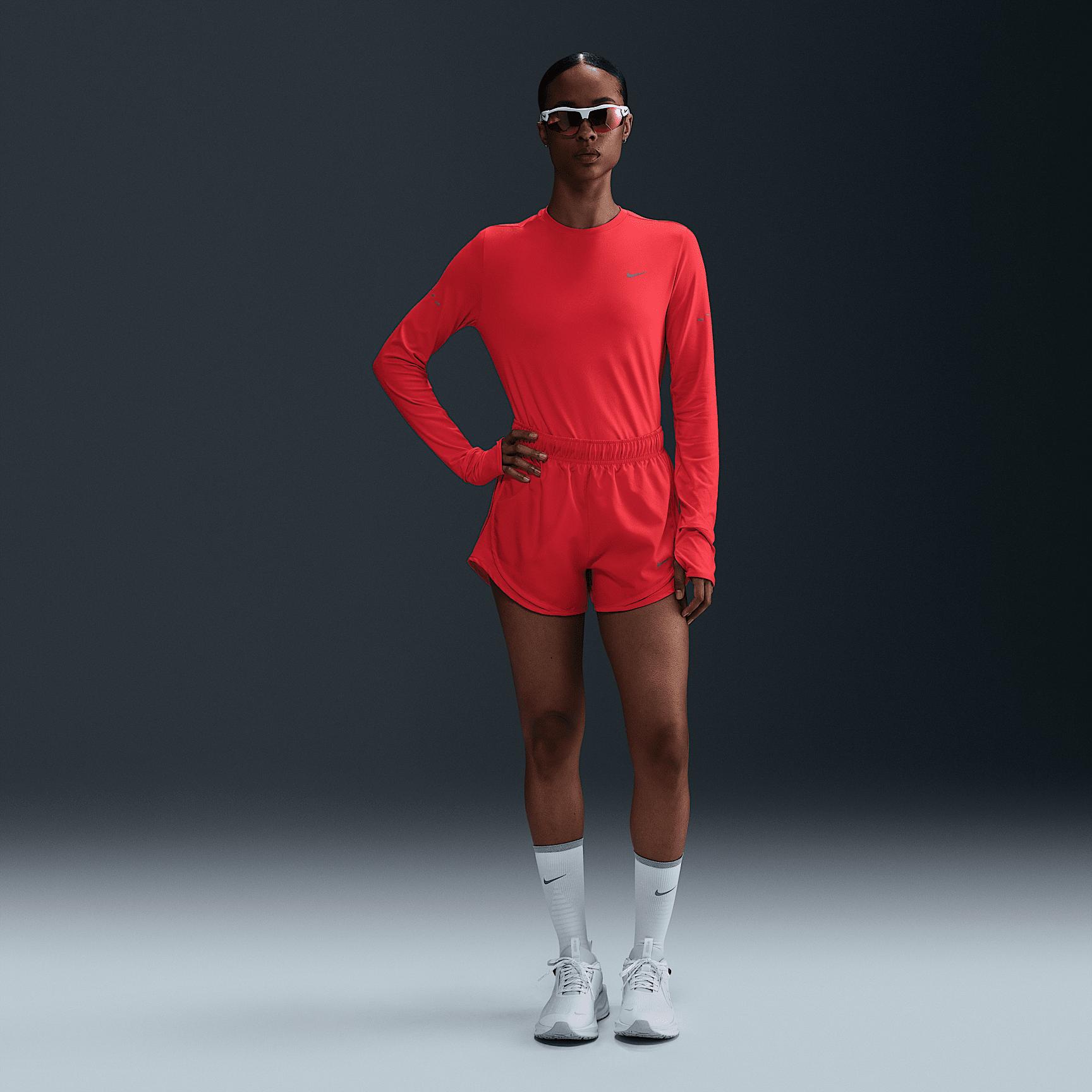 Nike Womens Swift Dri-FIT UV Long-Sleeve Crew-Neck Running Top | HQ0503-010 Product Image