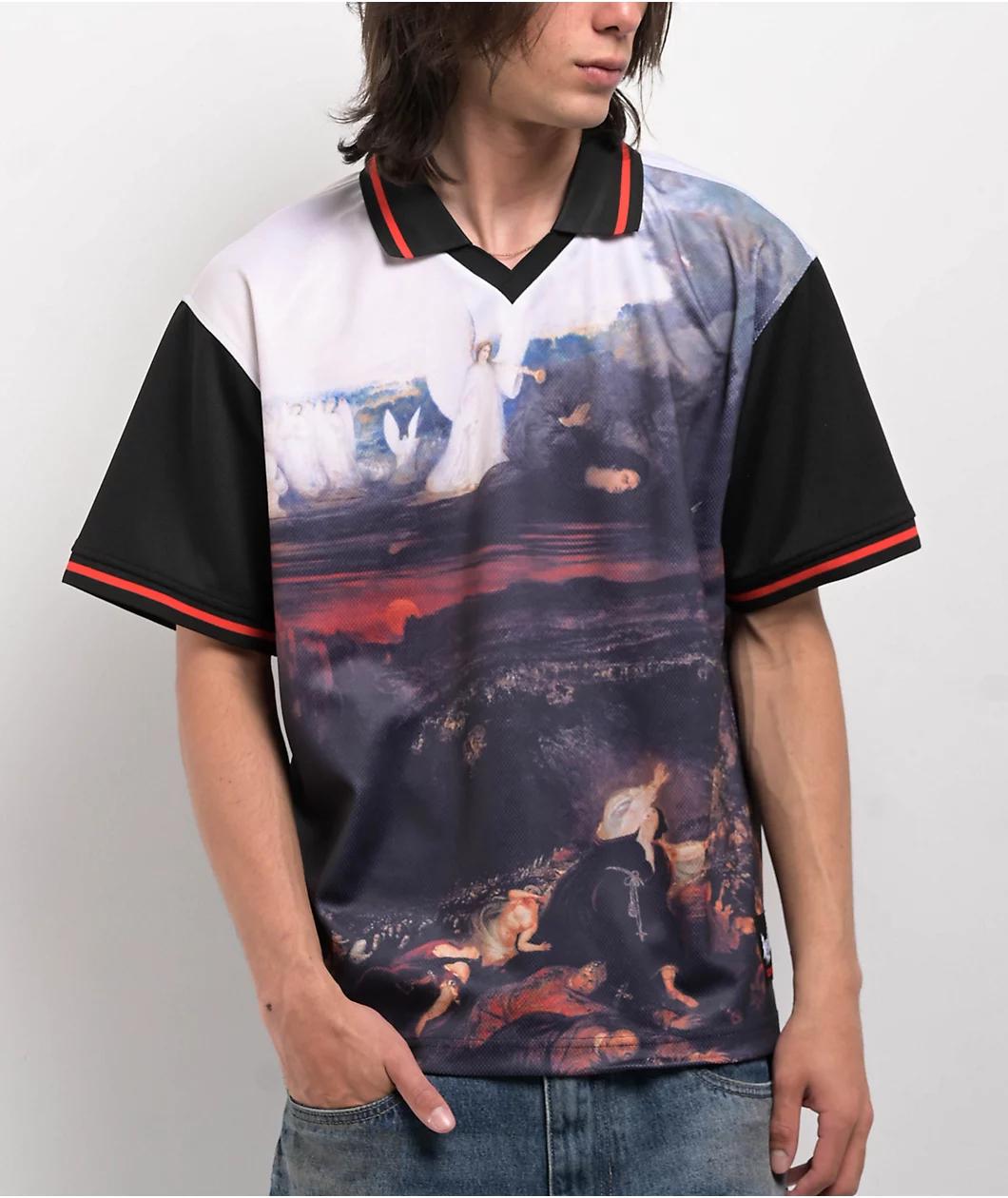 Welcome Rapture Black Soccer Jersey Product Image