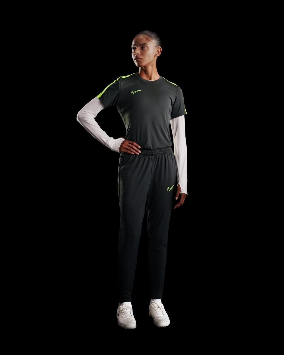 Nike Womens Dri-FIT Academy Short-Sleeve Soccer Top | DX0521-100 Product Image