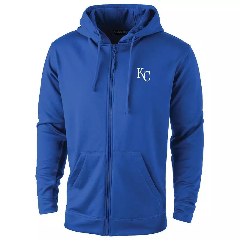 Men's Dunbrooke Royal Kansas City Royals Trophy Full-Zip Hoodie, Size: Large, Blue Product Image