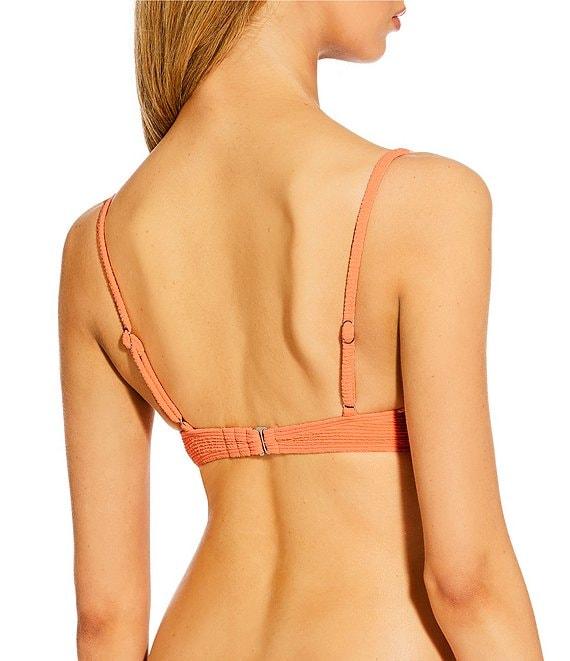 GB Solid Scrunchie Textured Classic Hipster Swim Bottom Product Image