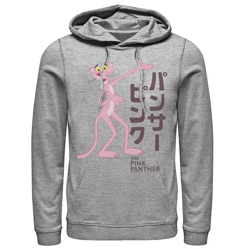 Men's Pink Panther Kanji Portrait Logo Graphic Hoodie,  Product Image