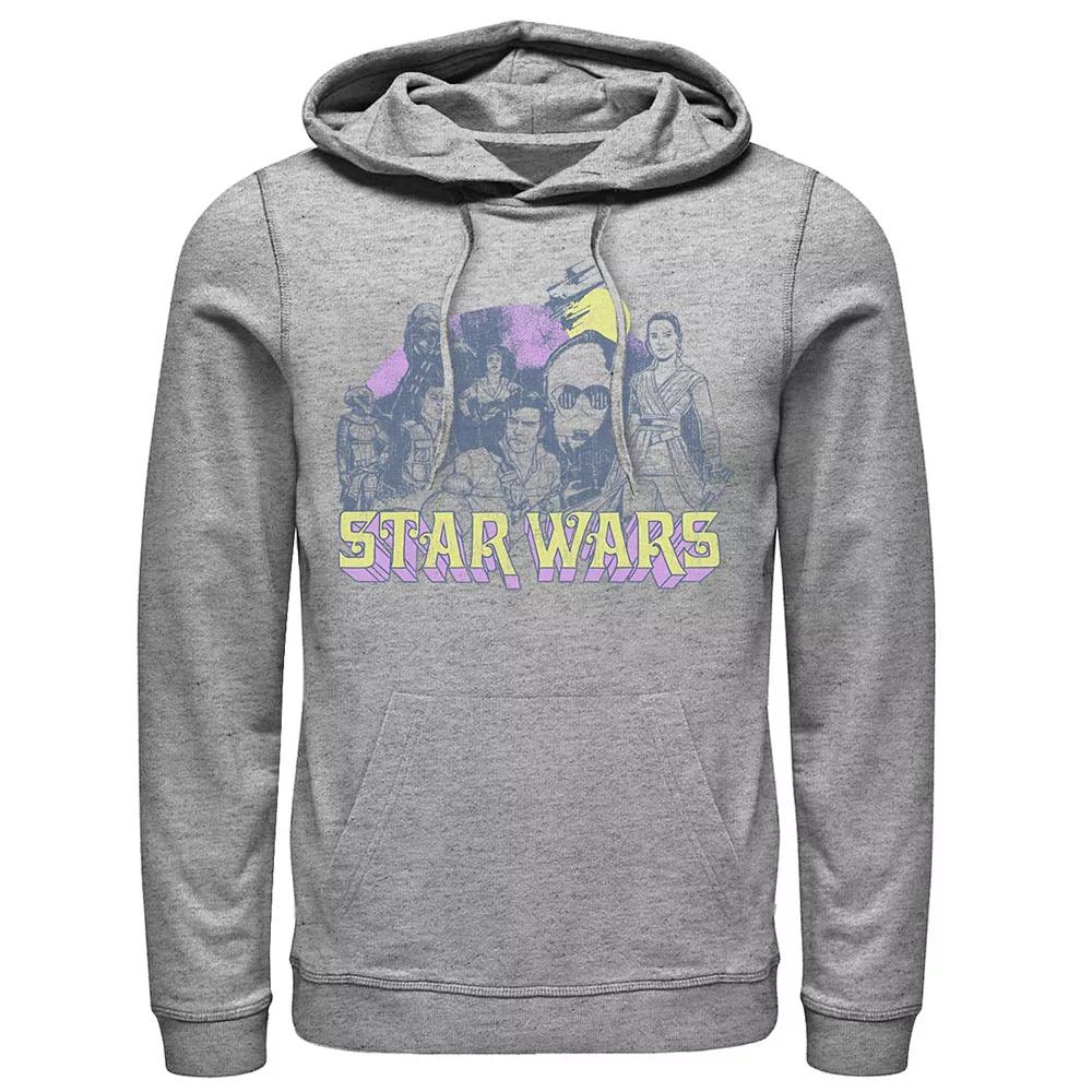 Men's Star Wars The Rise of Skywalker Vintage Collage Graphic Hoodie,  Product Image