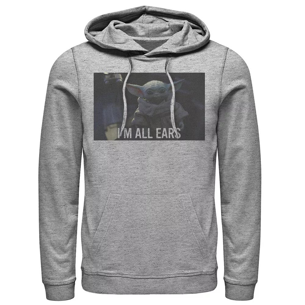 Men's Star Wars The Mandalorian The Child I'm All Ears Portrait Hoodie,  Product Image