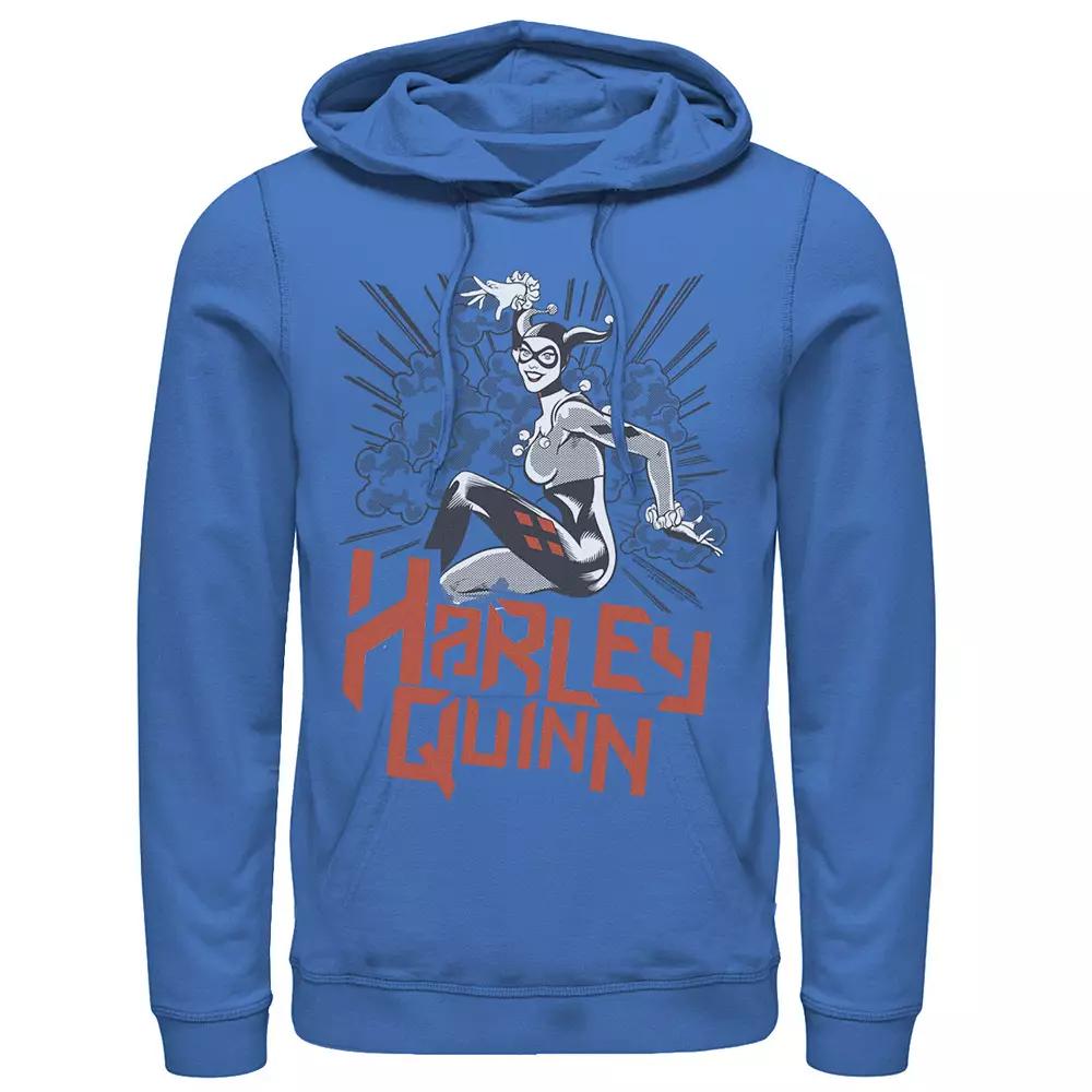 Men's DC Comics Harley Quinn Action Pose Hoodie,  Product Image