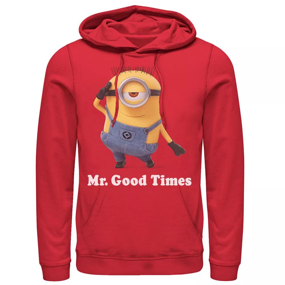 Mens Despicable Me Minions Mr. Good Times Pullover Hoodie Product Image