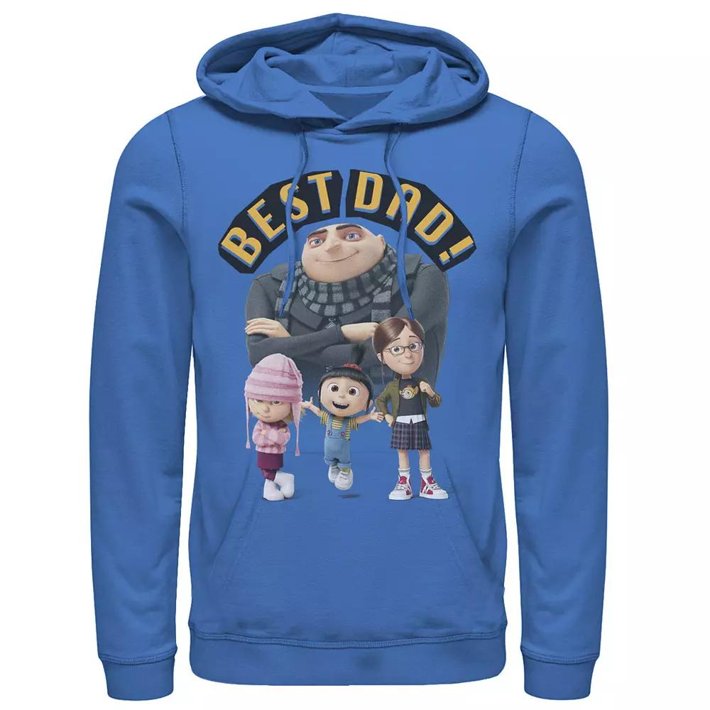 Men's Despicable Me Minions Frankenstein "Best Dad!" Portrait Hoodie,  Product Image